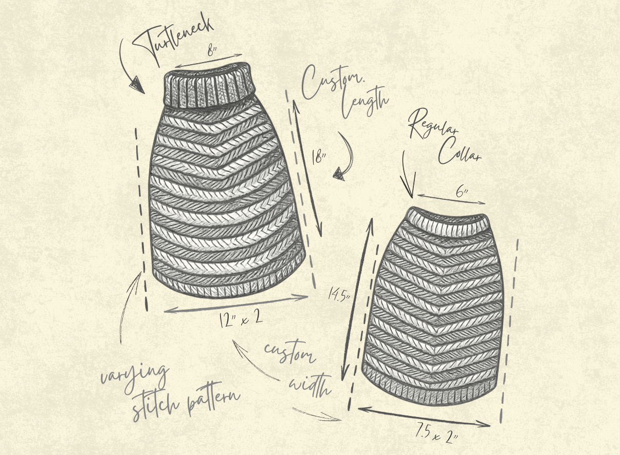 Off-the-Rack and Custom Sweaters