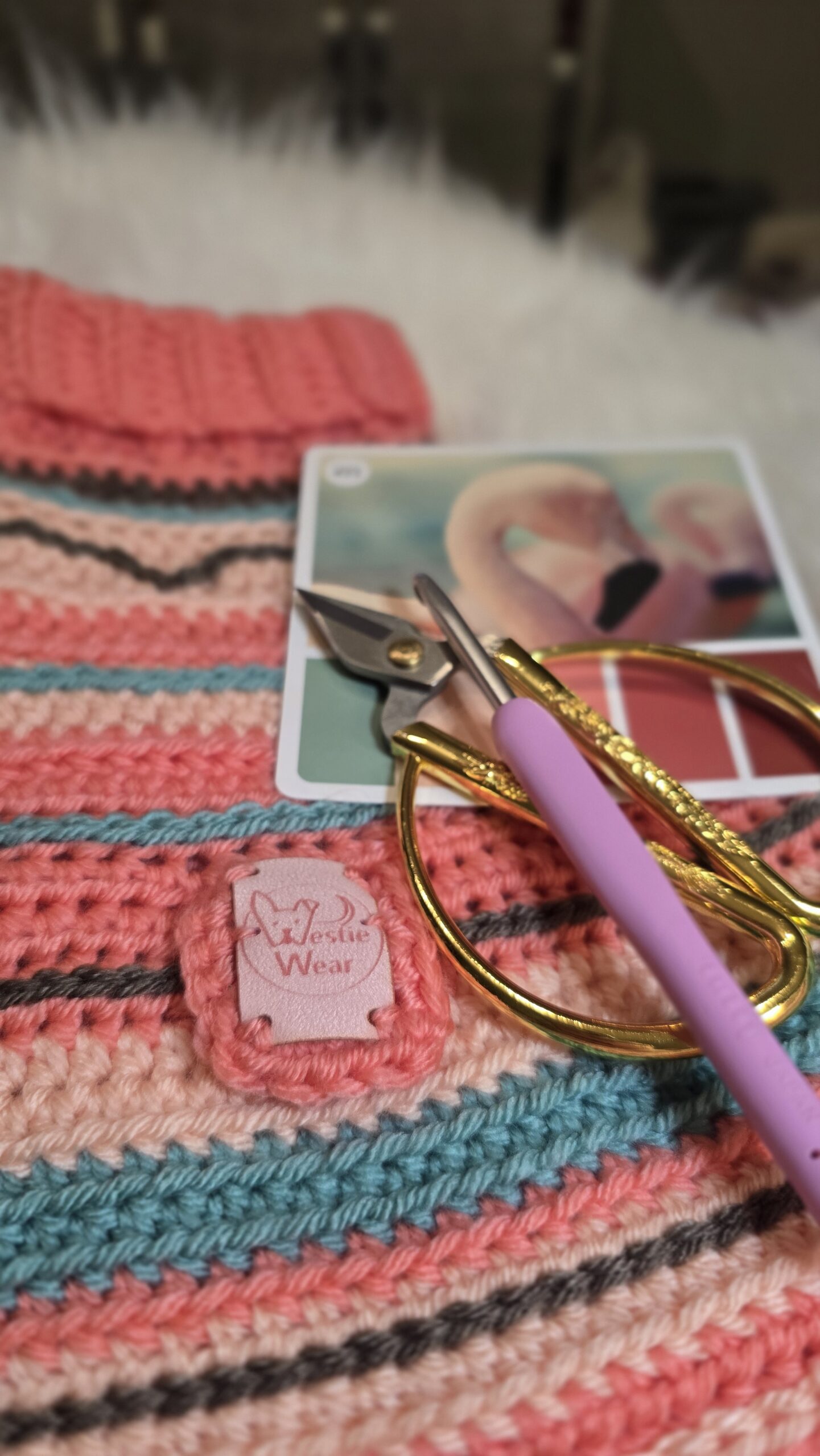 Making of custom hand crocheted dog sweaters