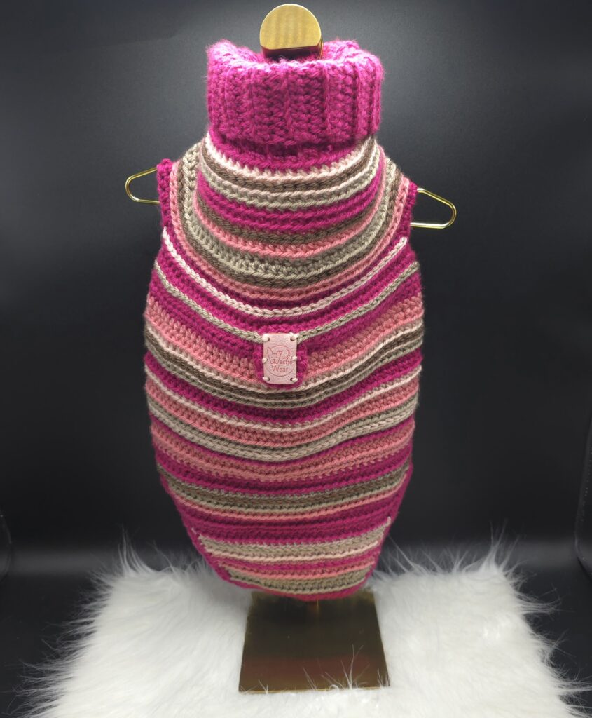 Doggy Diva WestieWear Pink Sweater - 4
